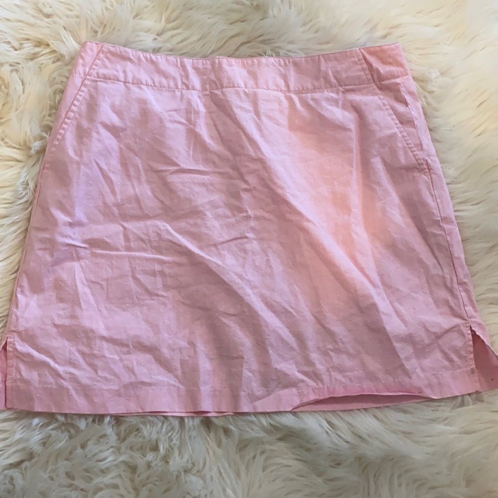 Lady Hagen | Essential Collection Pink Shock Oxford Dot Golf Skort | 2
